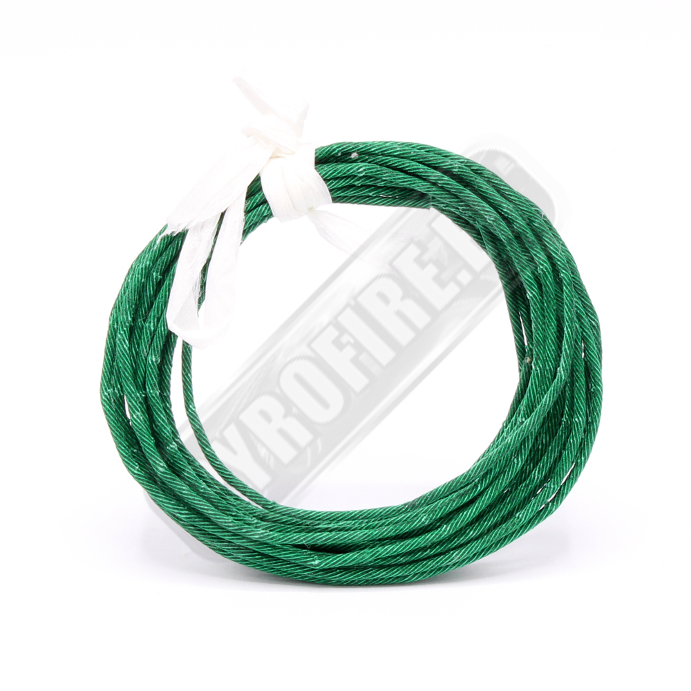 Green VISCO fuse 2mm, 5 m PyroFire.EU