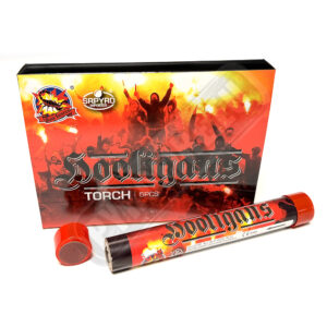 RED hooligans torches, 5 pcs.
